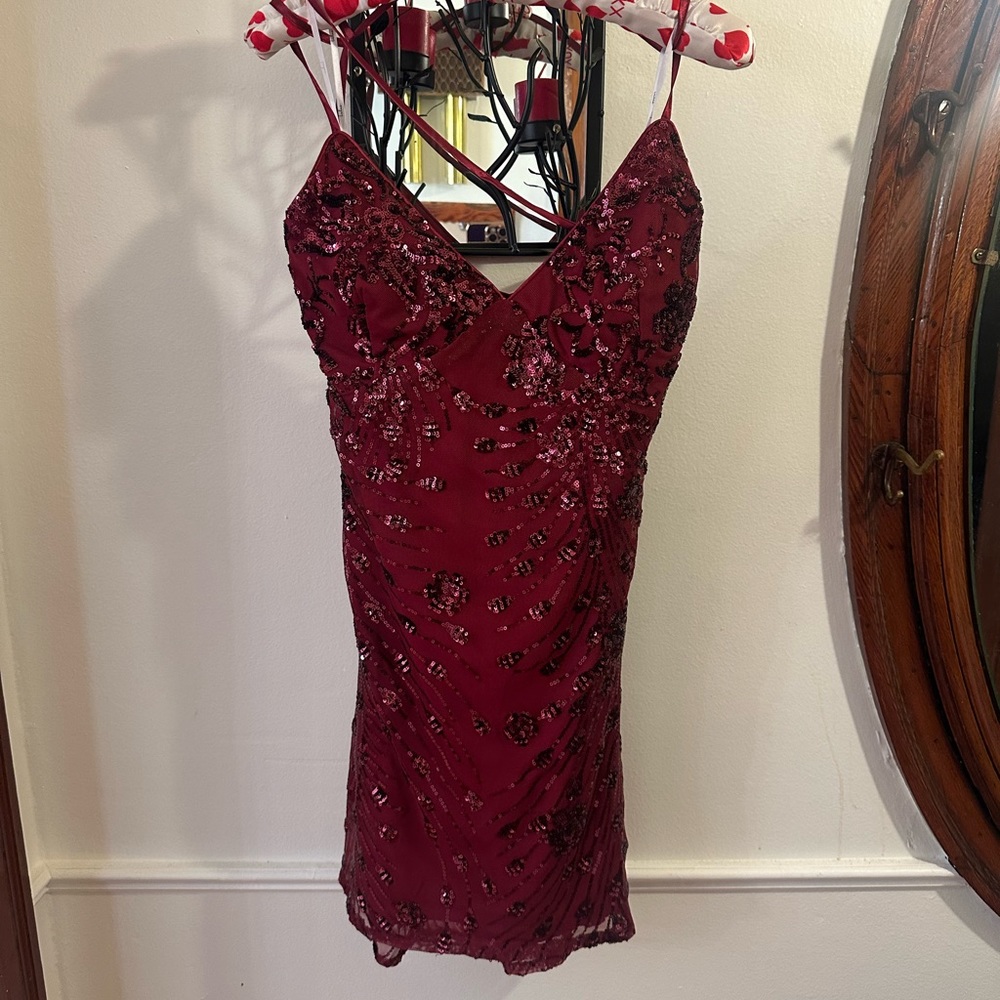 Lulus sequin mini dress